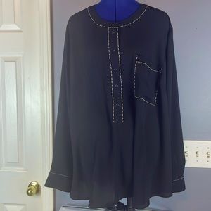 LANE BRYANT SEMI SHEET GEORGETTE BLOUSE SIZE
